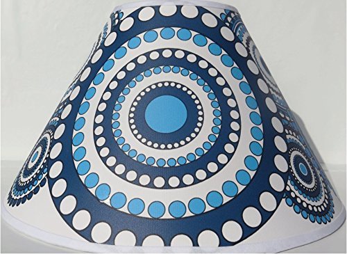 Mandala Lamp Shade/Blue Mandala Children's Nursery Room Decor