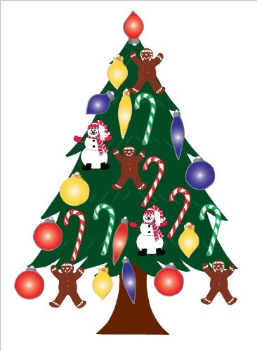 24in Christmas Tree Wall Stickers / Decals