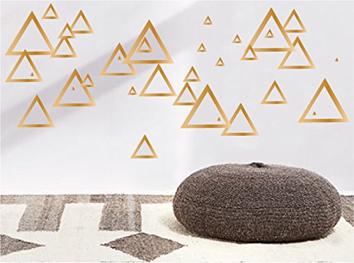 Retro Mod Triangle Wall Decals