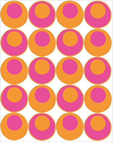 Dot to Dot Decals Orange and Hot Pink