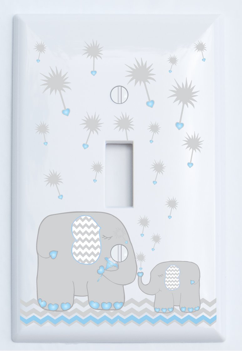 Dandelion Elephant Light Switch Cover Plates and Outlet Covers