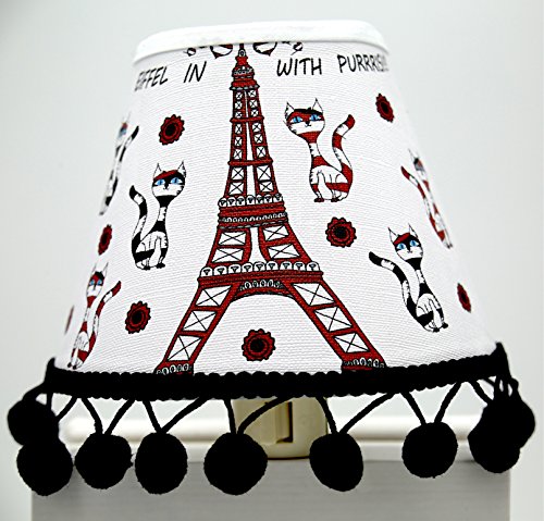Cats, Hats in Paris Night Light/Paris Room Decor