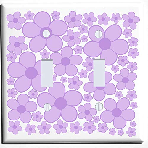 Daisy Flower Light Switch Cover Stickers Covers