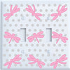 Pink Dragonfly Switch Plate Covers/Dragonfly Nursery Wall Decor