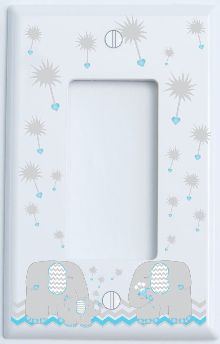 Dandelion Elephant Light Switch Cover Plates and Outlet Covers