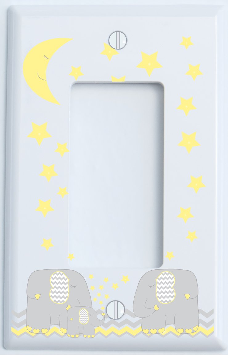 Elephant Light Switch Cover Plate and Outlet Covers