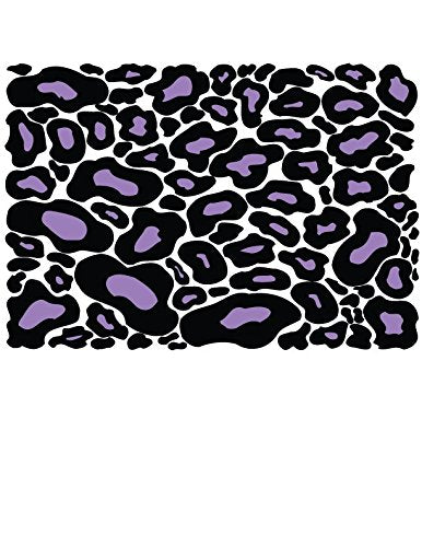 Black and Purple Leopard Print Wall Stickers / Decals