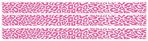 Leopard Print Border in Hot Pink Leopard Print Wall Decals/Stickers