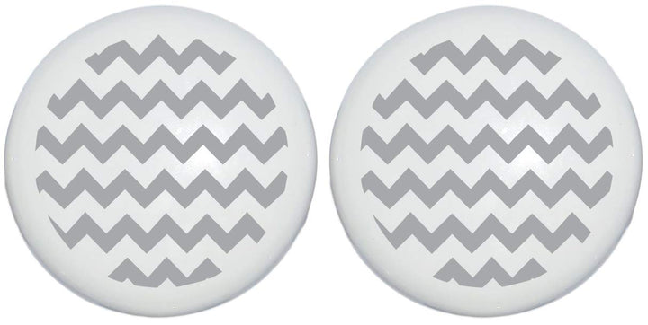 Chevron Print Drawer Pulls