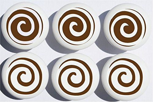Swirly Polka Dot Drawer Pulls