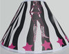 Zebra Print Lamp Shade with Runway Fashion Models / Zebra Print Nursery Decor