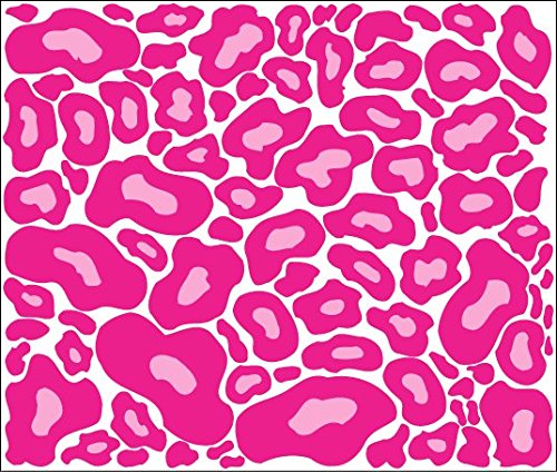 Pink Leopard Print Wall Stickers