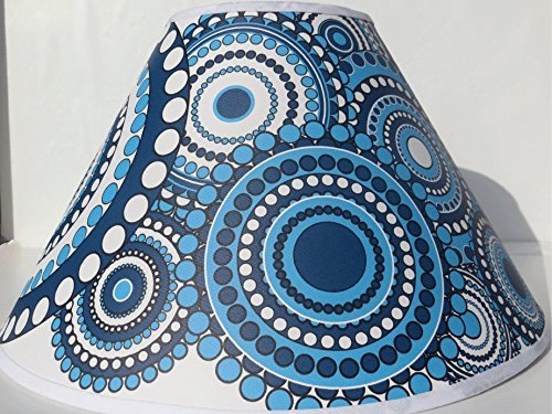Mandala Lamp Shade/Blue Mandala Children's Nursery Room Decor