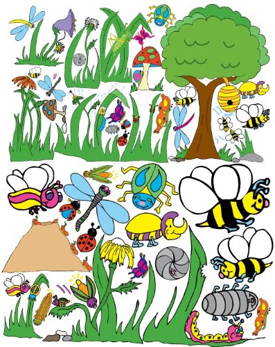 Giant Bug Insect Wall Mural Decals