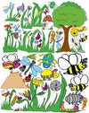 Giant Bug Insect Wall Mural Decals / Stickers