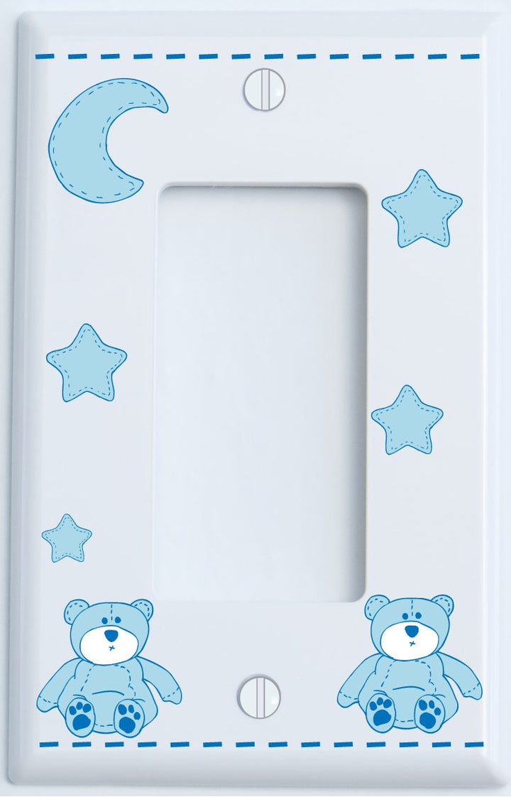 Teddy Bear Light Switch Cover Plate and Outlet Covers