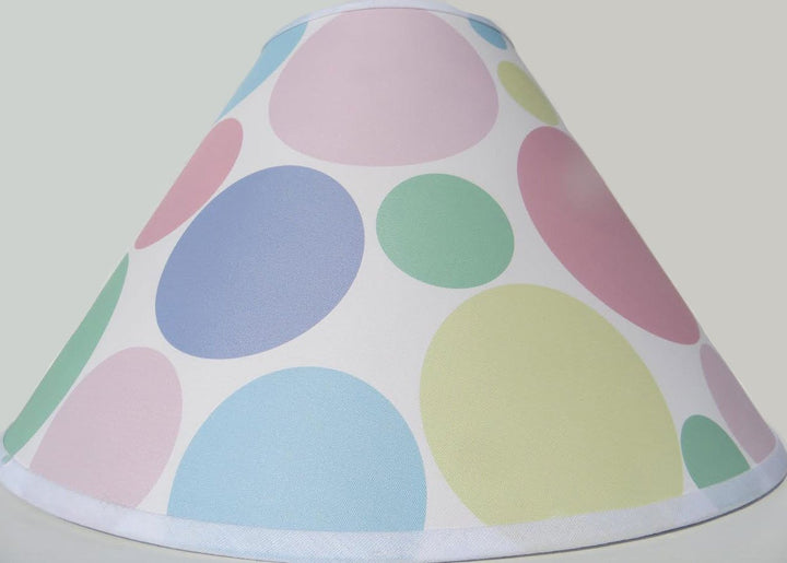 Pastel Polka Dot Lamp Shades / Polka Dot Nursery Decor