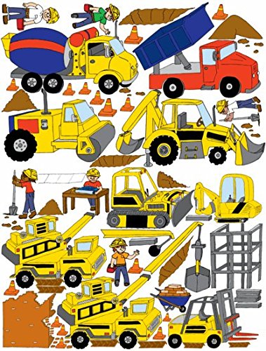 Giant Construction Mural Wall Decals
