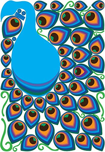 Turquoise Blue Peacock Wall Decals