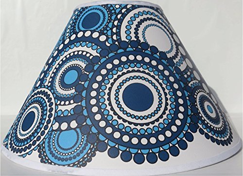 Mandala Lamp Shade/Blue Mandala Children's Nursery Room Decor