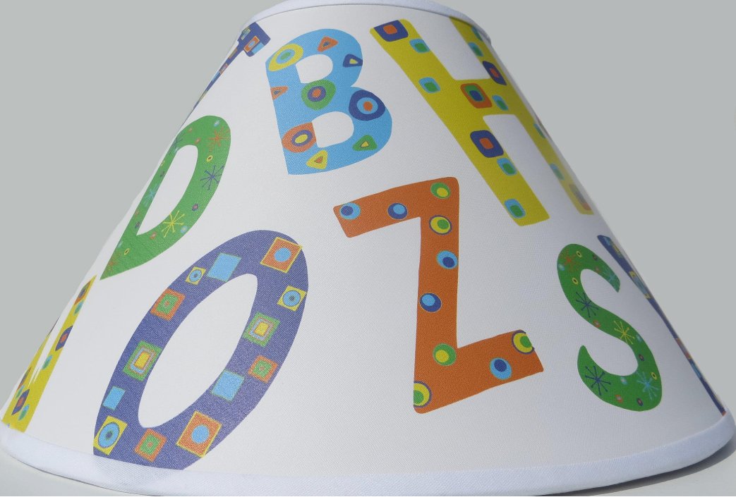 ABC Lamp Shade / ABC Nursery Lamp Shade