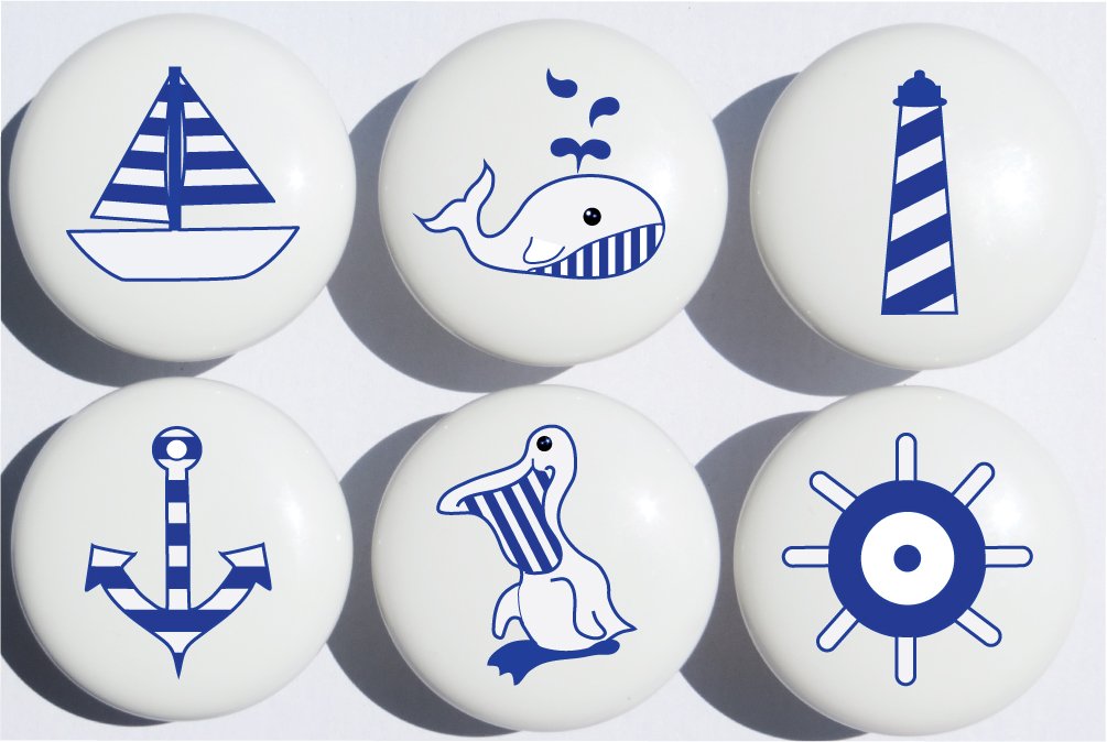 Nautical Navy Drawer Pulls