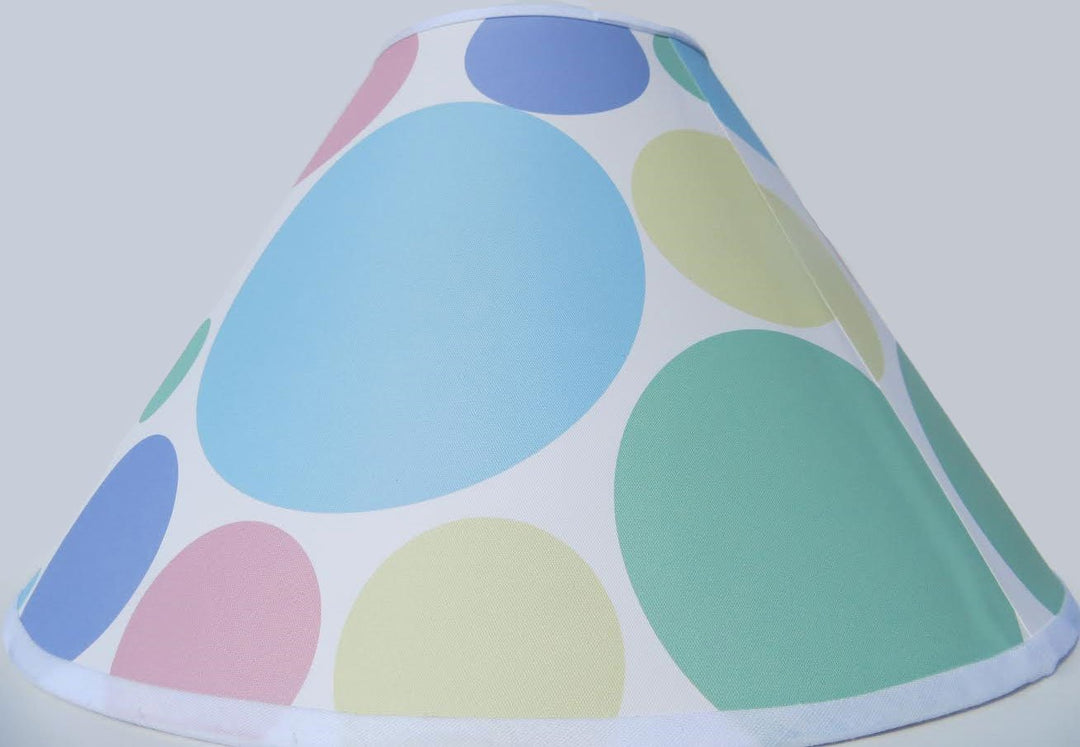 Pastel Polka Dot Lamp Shades / Polka Dot Nursery Decor