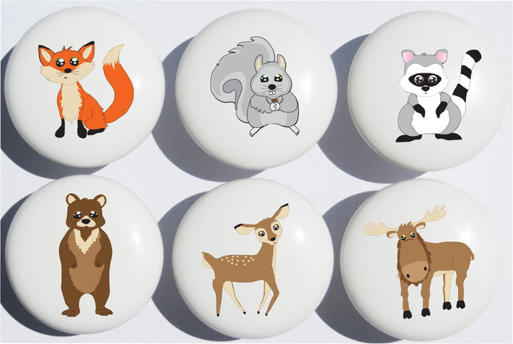 Woodland Forest Animal Drawer Knob Pulls