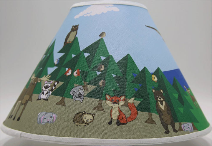 Woodland Forest Animal Lamp Shade | Children's Nursery Decor