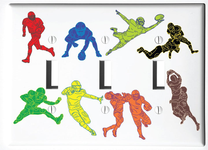 Football Light Switch Cover Stickers and Outlet Covers