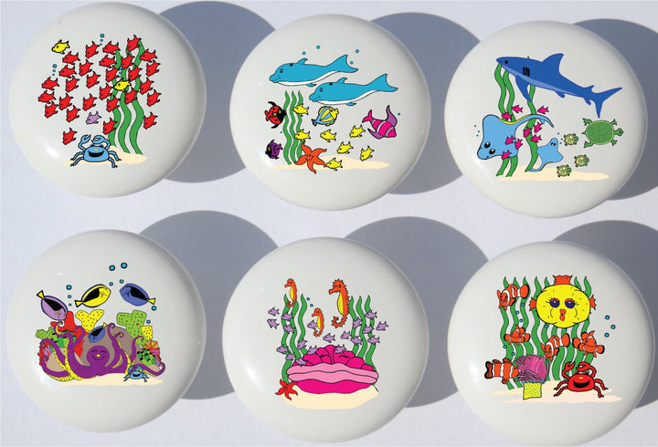 Presto Chango Decor Under The Sea Drawer Pull Knobs