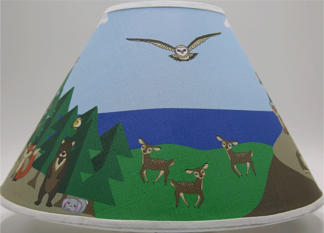 Woodland Forest Animal Lamp Shade | Children's Nursery Decor
