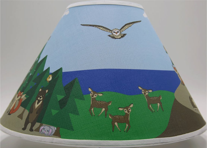 Woodland Forest Animal Lamp Shade | Children's Nursery Decor