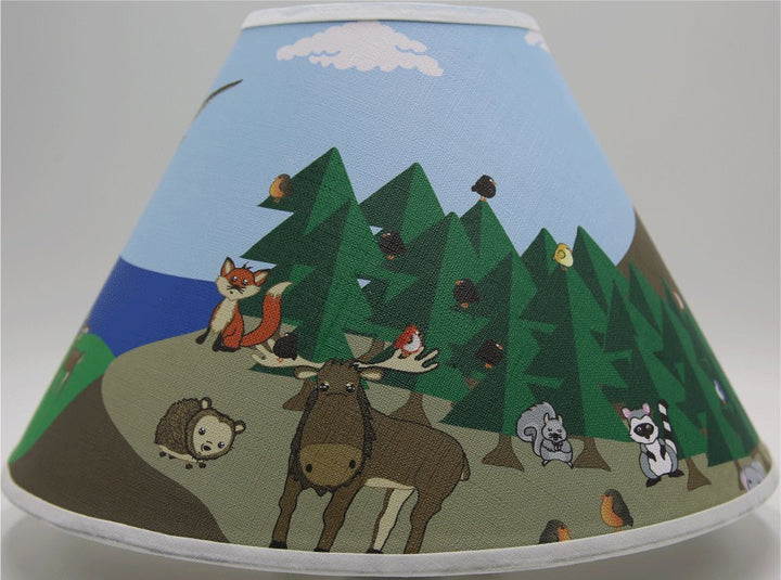Woodland Forest Animal Lamp Shade | Children's Nursery Decor
