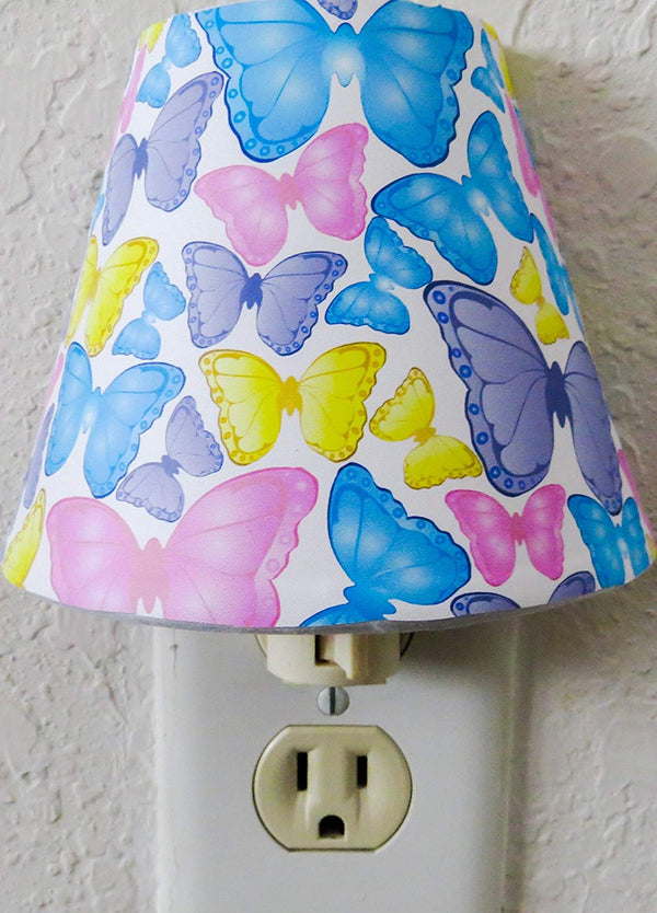 Butterfly Night Lights with Pink, Blue, Purple and Yellow Butterflies