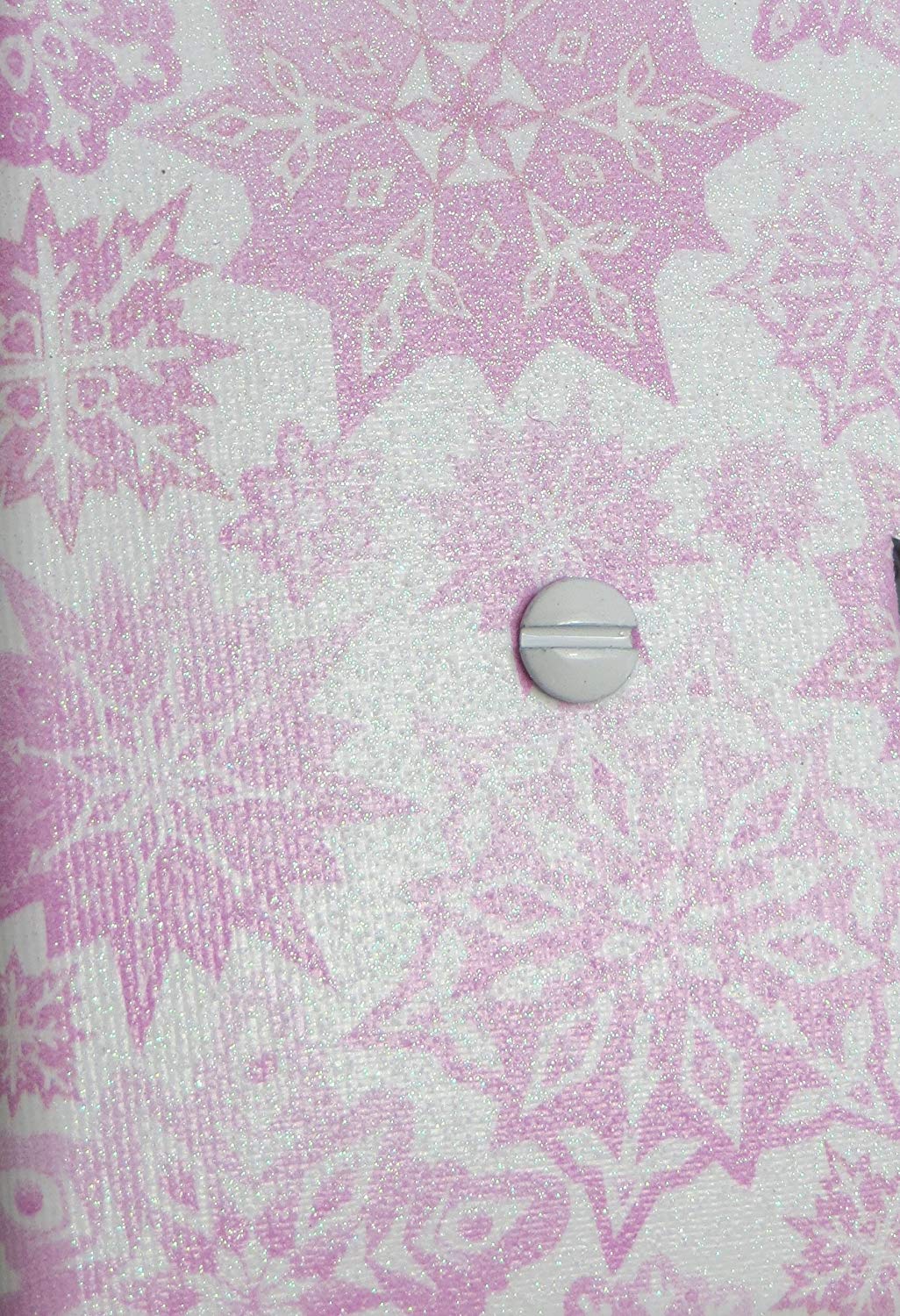Pink Snowflakes Light Switch Cover Plate Cover