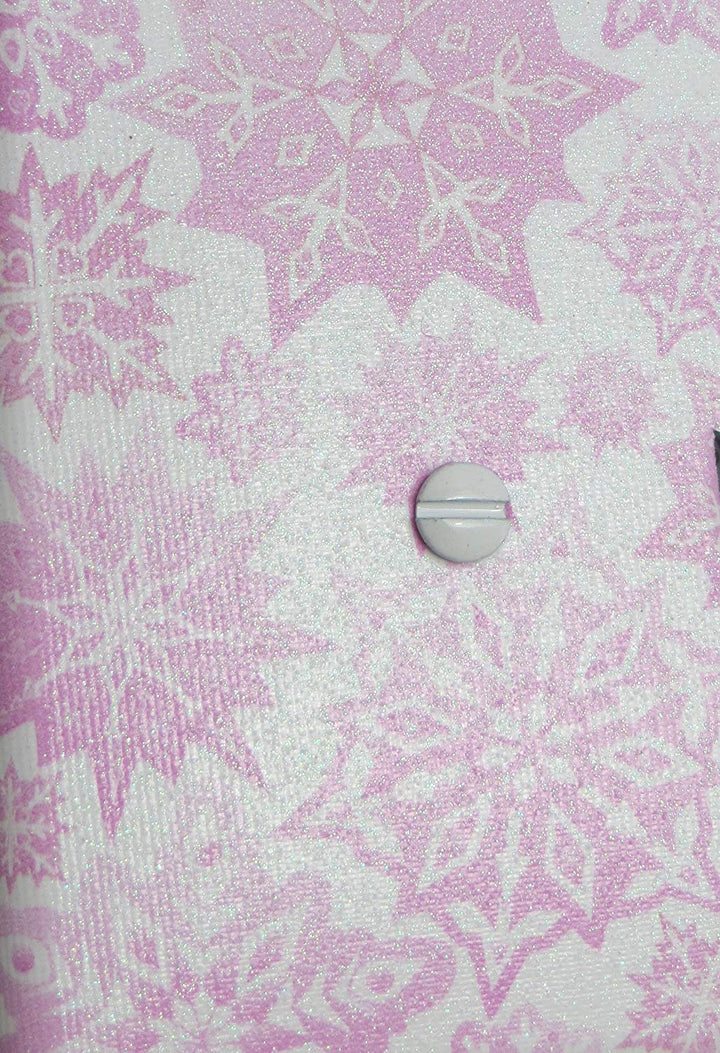 Pink Snowflakes Light Switch Cover Plate Cover