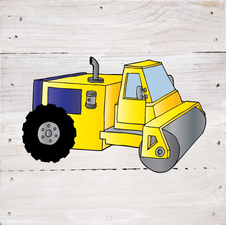 Construction Trucks Art Print Wall Hanging