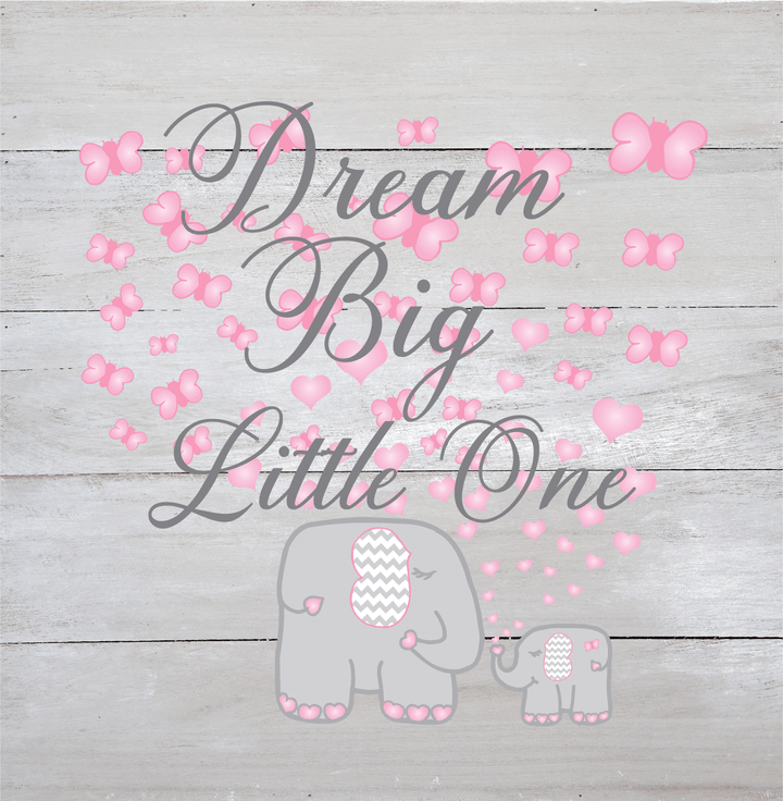 Elephant Hearts and Butterflies Natural Wall Hanging Wall Hanging