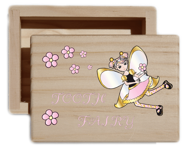 Girl's Tooth Fairy Keepsake Collectible Box