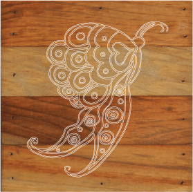 Butterfly Art Prints on Natural Wall Hanging