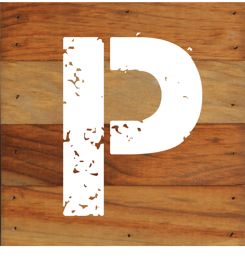 ABC Letter Monogram Natural Wall Hanging