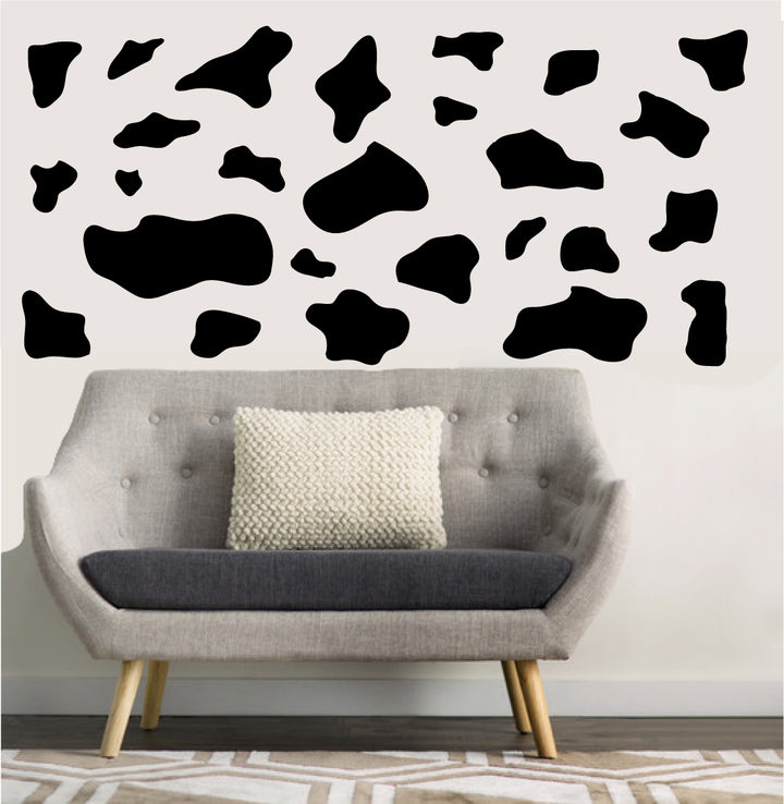 Cow Print Wall Decals
