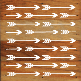 Arrow Art Print Wall Hanging