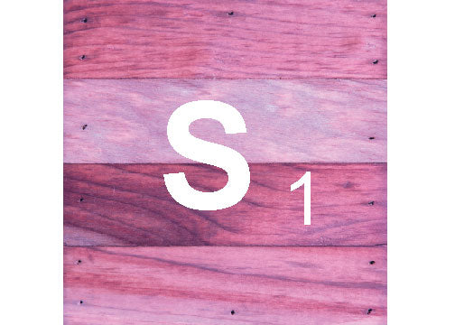 Scrabble Inspired ABC Letter Natural Wall Hanging
