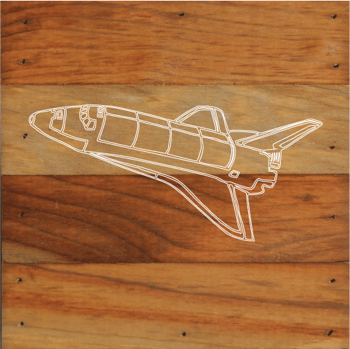 Space Theme Rustic Wall Hanging