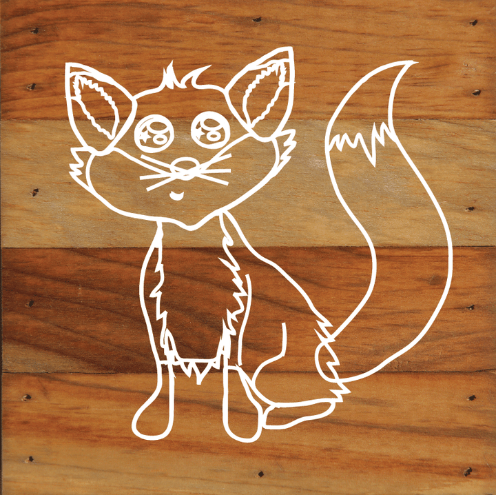 Woodland Forest Animals Rustic Wall Hanging