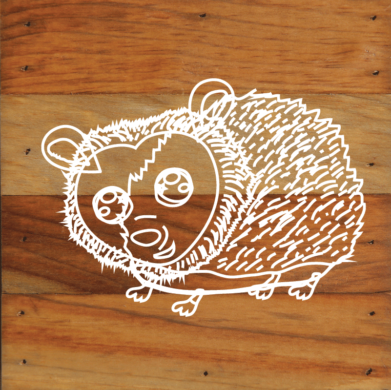 Woodland Forest Animals Rustic Wall Hanging