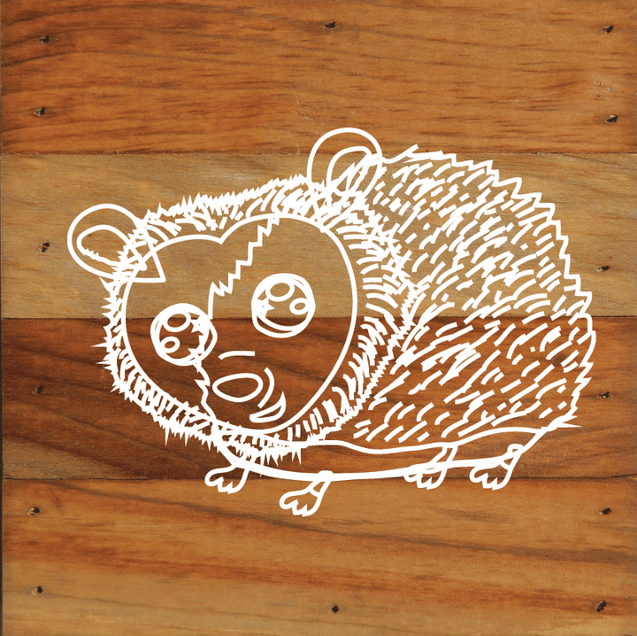 Woodland Forest Animals Rustic Wall Hanging