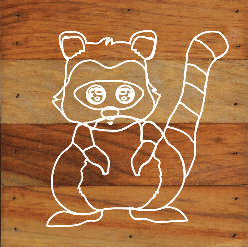 Woodland Forest Animals Rustic Wall Hanging